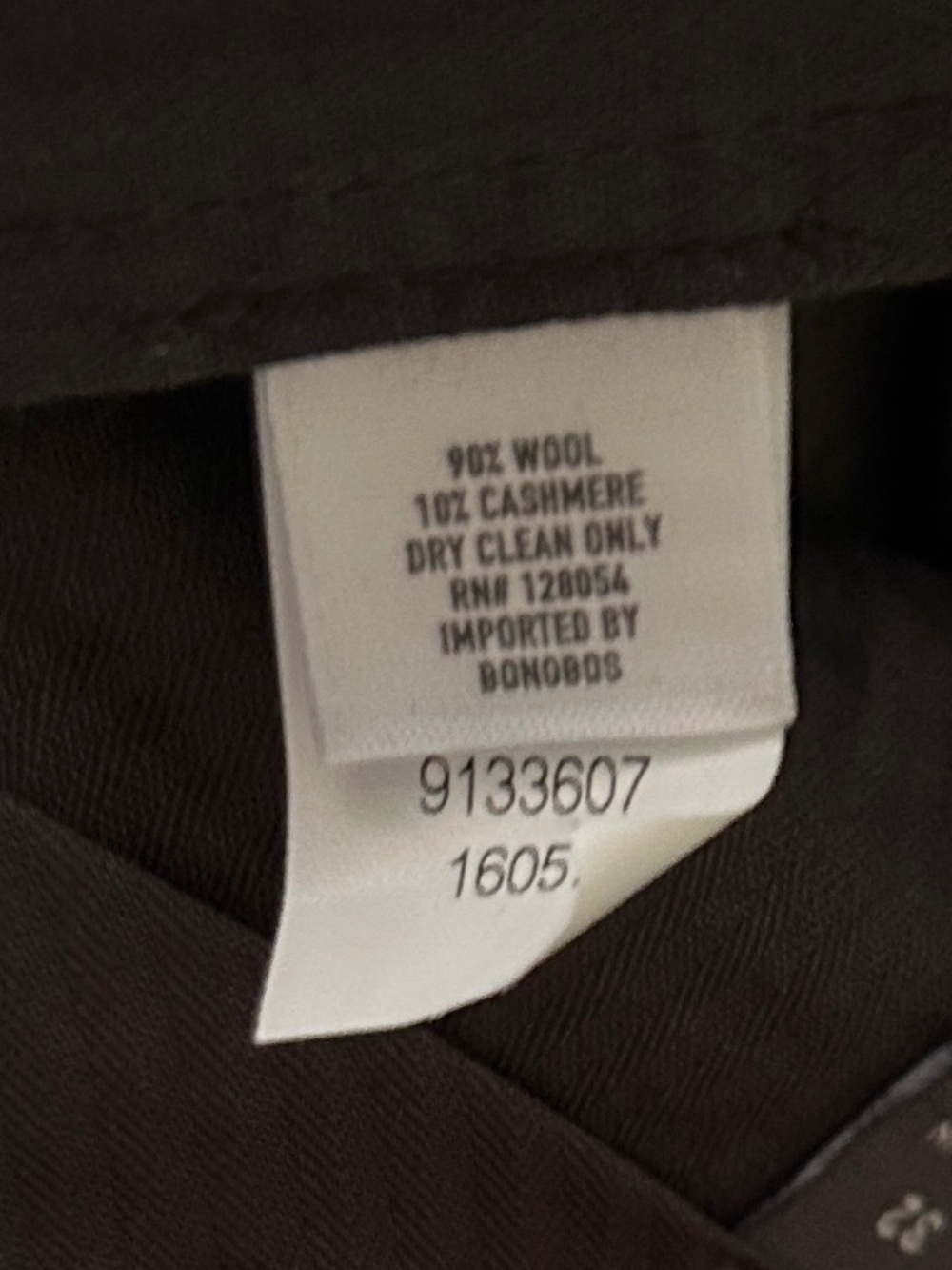 Bonobos Black Dress Pants - Slim Straight - Picture 7 of 9